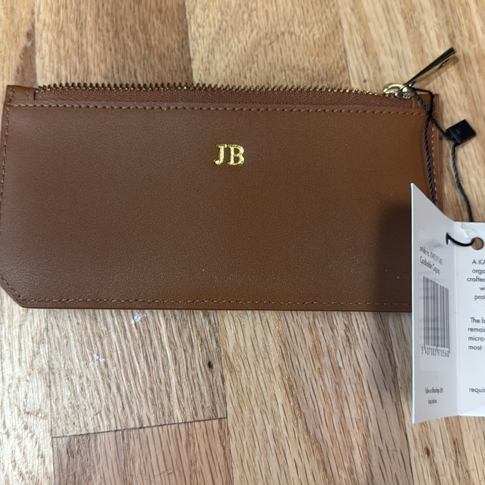 Kaai Brown Key Card Holder with Layered Design - Picture 3 of 3